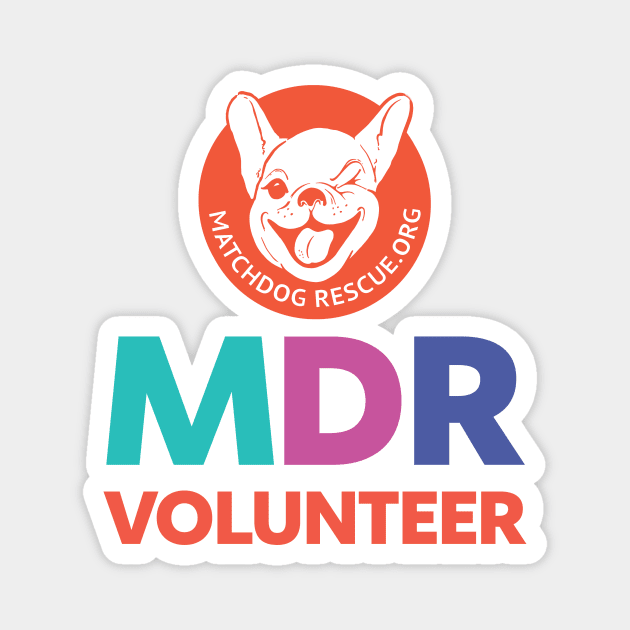 MDR Volunteer Logo Magnet by matchdogrescue