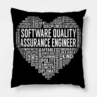 Software Quality Assurance Engineer Heart Pillow