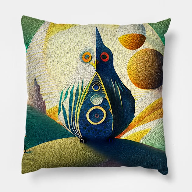 night owl Pillow by ANW
