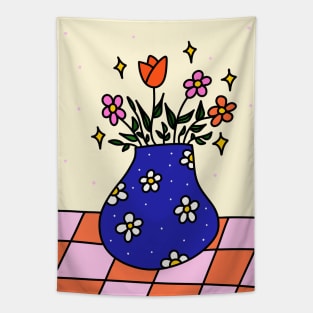 Flower Still Life Tapestry