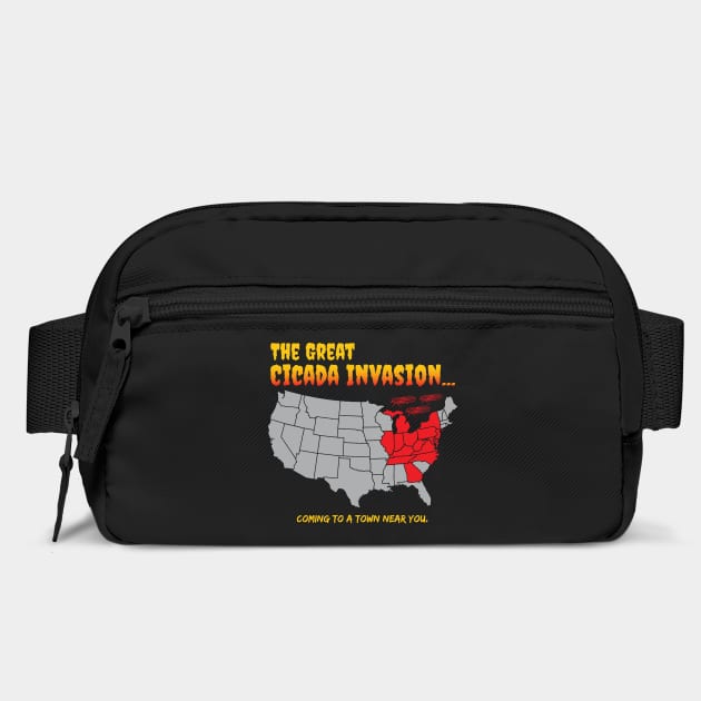 Cicada Invasion Coming to These States in US Map Funny print by creative