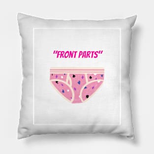 RWQ "Front Parts" underwear alternative design Pillow