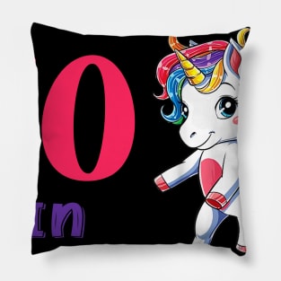 I Turned 10 in quarantine Cute Unicorn Pillow