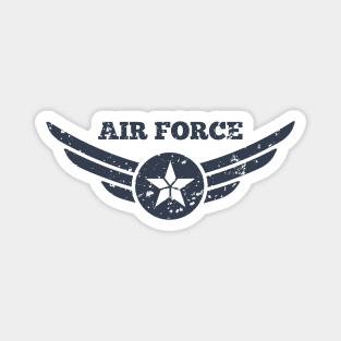 Air Force Vintage Insignia Star and Wings Magnet