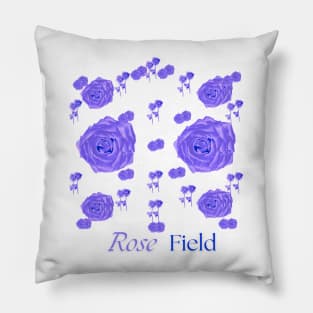 ROSE FIELD WITH SHADE Pillow