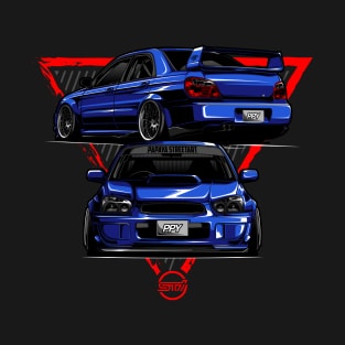 Subaru WRX STi GD - PAPAYA STREETART T-Shirt