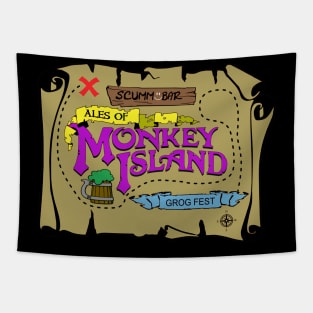 Ales of Monkey Island Tapestry