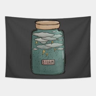 Stormy Jar Tapestry