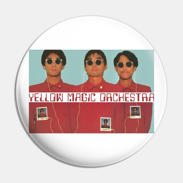 Yellow Magic Orchestra Pin by unknown_pleasures