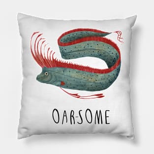 Oarsome - black Pillow