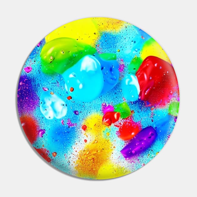 Abstract vibrant colors fun, celebration and joy paints merging, merging, underwater cool blue Pin by N1L3SH