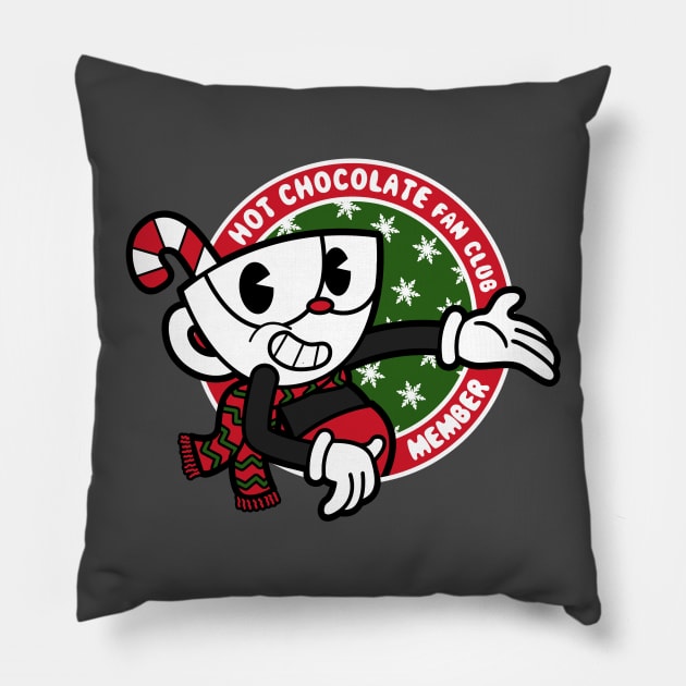 Hot Chocolate Fan Club Pillow by tiranocyrus