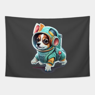 Chi the Chihuahua in space 1 Tapestry