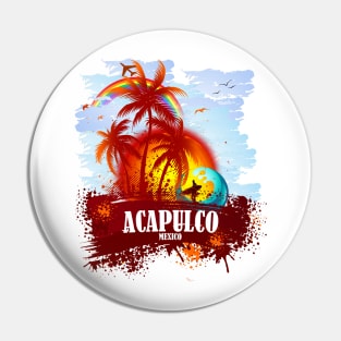 Sunset Beach Acapulco Pin