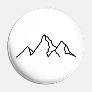 Simple Mountain Pin