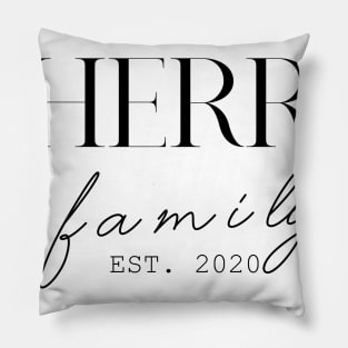 Sherry Family EST. 2020, Surname, Sherry Pillow