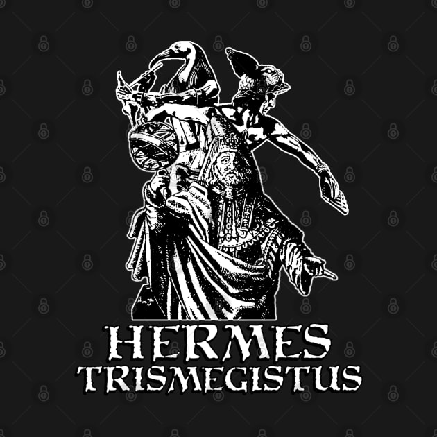 Hermes Trismegistus - Thoth and Hermes Hermeticism Design by Occult Designs