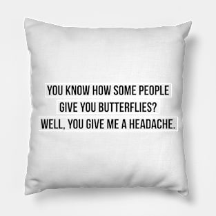 funny phrase Pillow