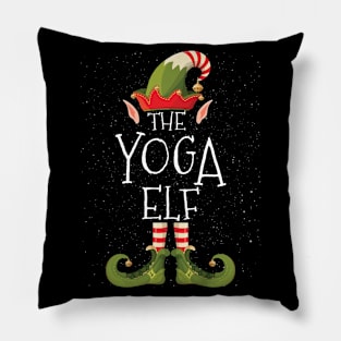 YOGA Elf Family Matching Christmas Group Funny Gift Pillow