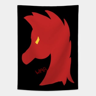 Red Horse Emblem (War) Tapestry