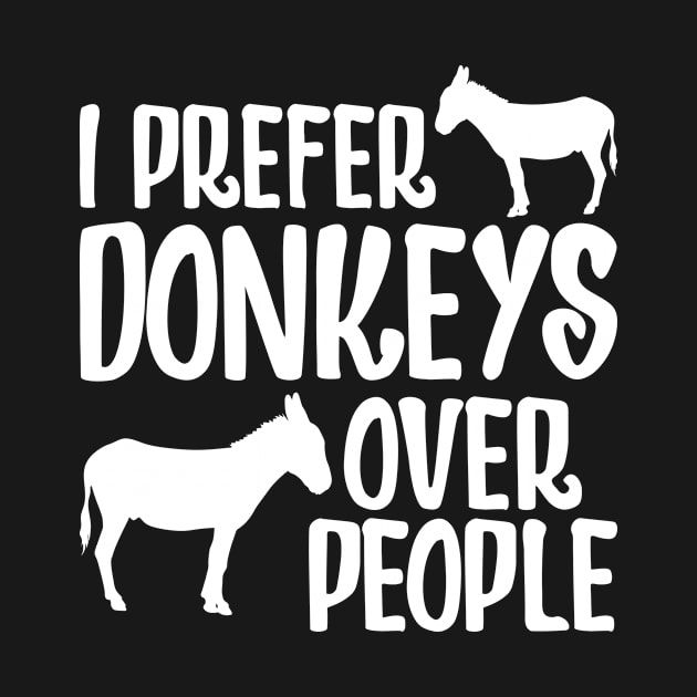 I prefer donkeys over people by SimonL