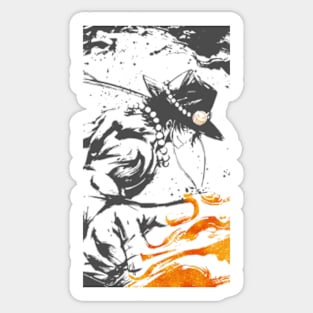 One Piece Portgas D. Ace Pixel Art Sticker for Sale by kobmamba