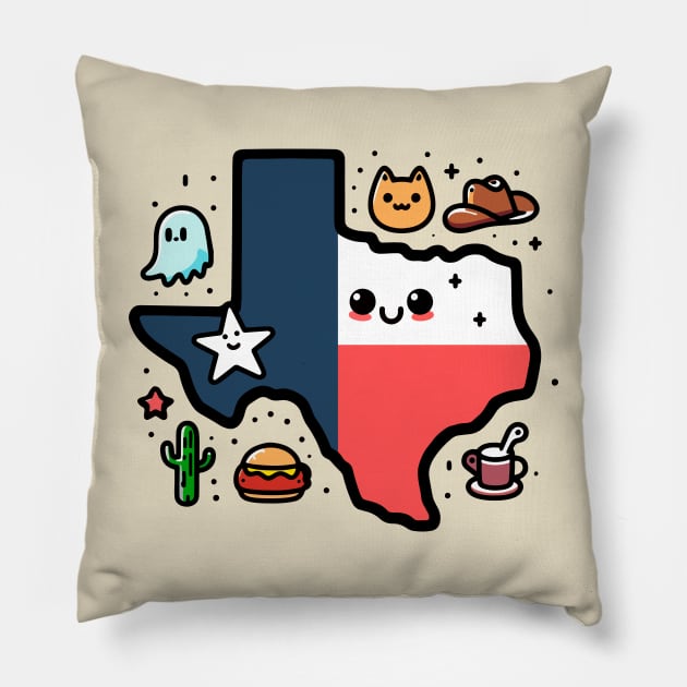 Texas Cute Pillow by Widmore