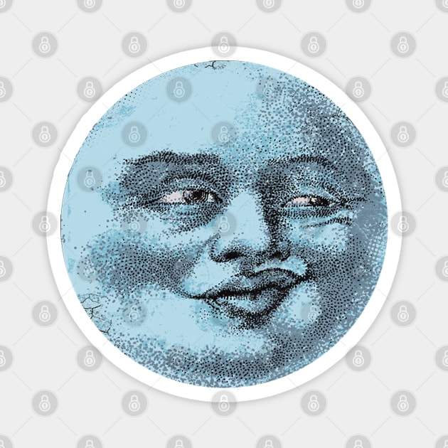 Blue Moon 1 Magnet by Midcenturydave