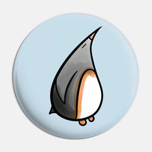 Pondering Penguin Pin by douglaswood