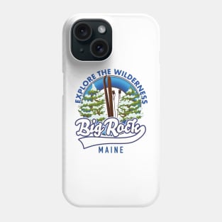 Big Rock Maine ski travel logo Phone Case