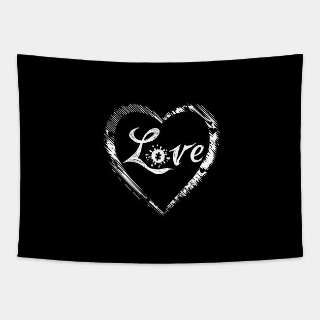 Autism Love Tapestry by Ink4Autism