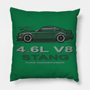 Green Bullitt Pillow