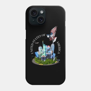 Random Buildings in the USA Phone Case