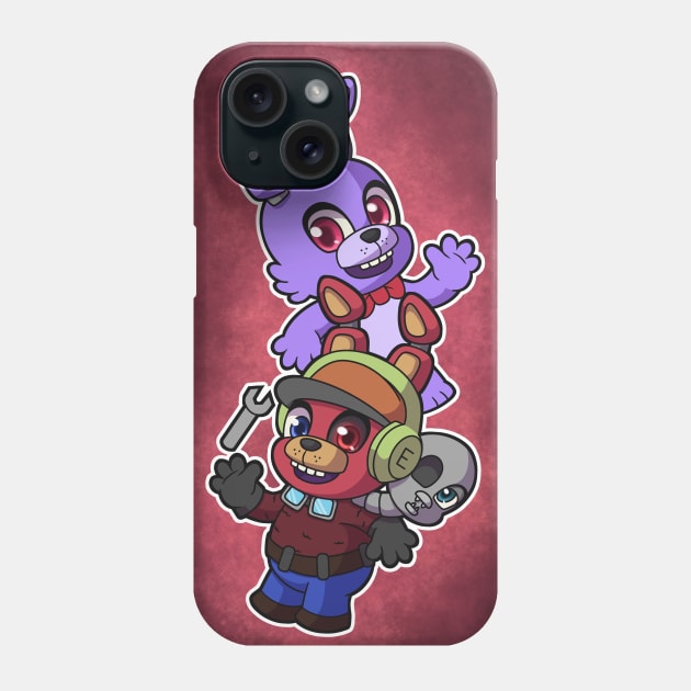 Scout and Bonnie Phone Case by ChristaDoodles
