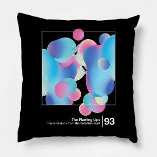 The Flaming Lips / Minimal Style Graphic Artwork Design Pillow