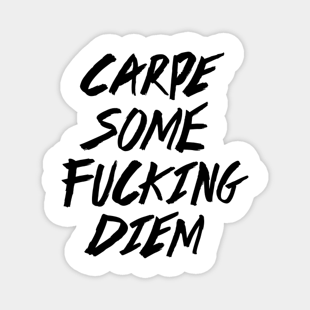 Carpe Some Fucking Diem Magnet by ruifaria