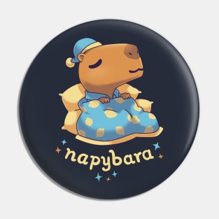 Napybara cute capybara nap Pin