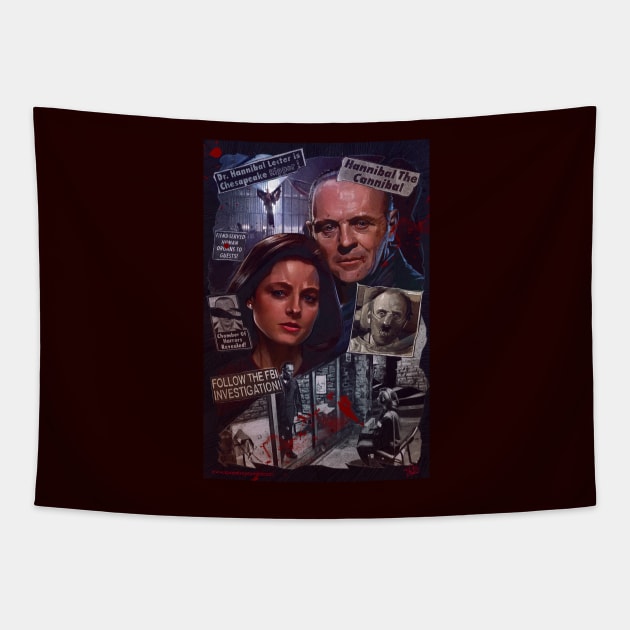 SILENCE Tapestry by spaceboycomics