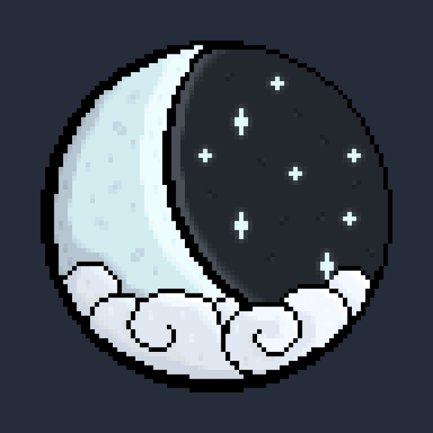 Pixel Moon by nochi