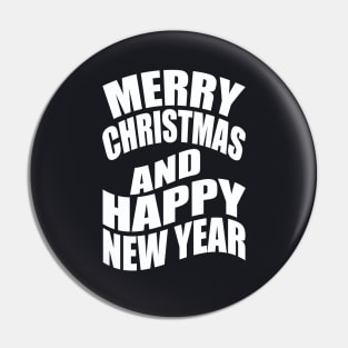 Merry Christmas and happy new year Pin