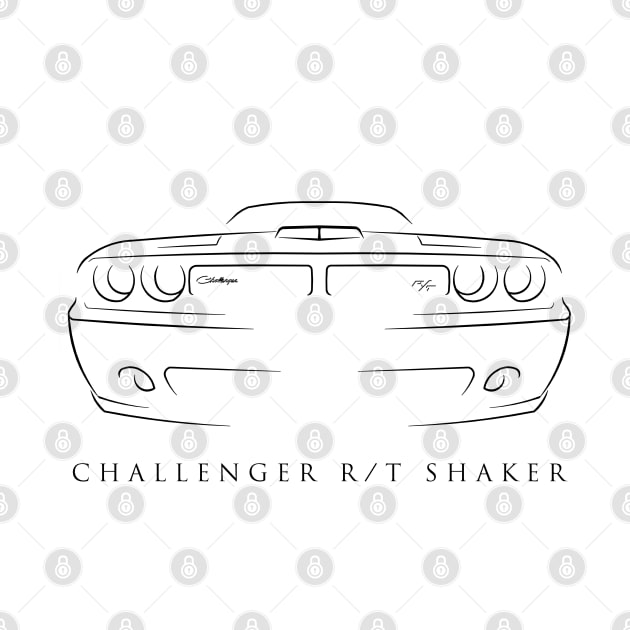 Dodge Challenger R/T Shaker - stencil by mal_photography