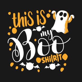 This is My Boo Shirt Funny Halloween Costume Shirt Gift T-Shirt