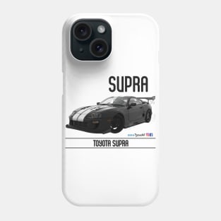 Supra Time Attack Black Stripes Phone Case