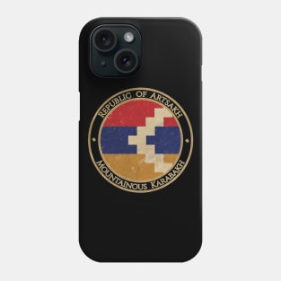 Vintage Republic of Artsakh Asia Asian Flag Phone Case