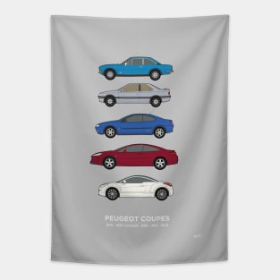 Peugeot Coupe classic car collection Tapestry