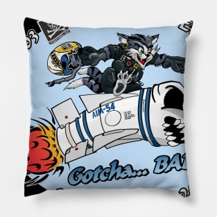 VF-103 Jolly Rogers Nose Art Pillow