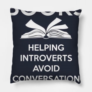 BOOKS: helping introverts since 1454 Pillow