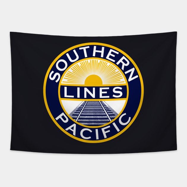 Southern Pacific Lines Tapestry by The Lamante Quote