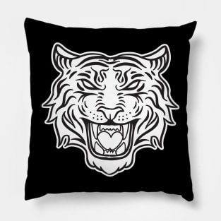 Tribal Tiger graphic Pillow