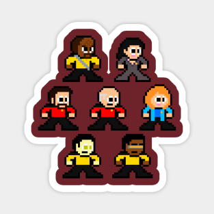 8-bit Star Trek: The Next Generation Magnet